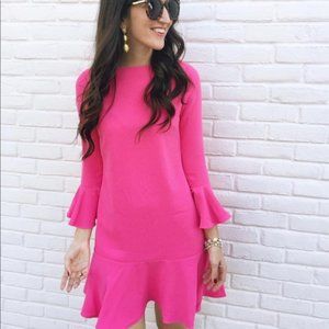 NEW Sail to Sable pink peplum dress Classic